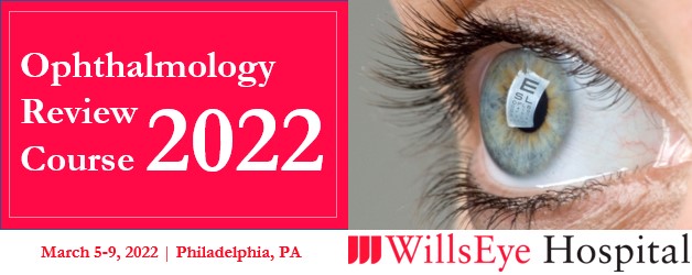 Wills Eye Hospital Ophthalmology Review Course 2022 Banner
